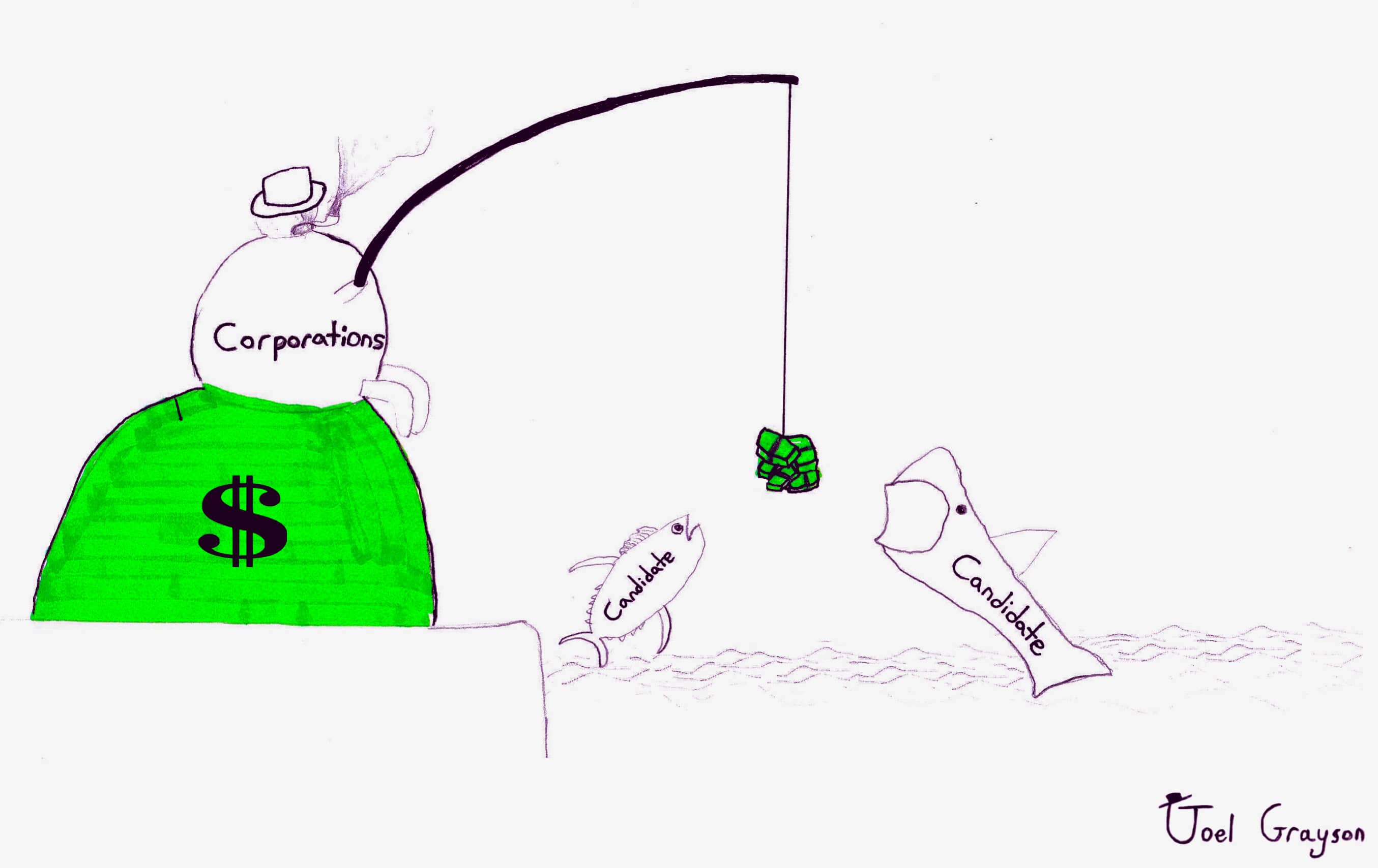 Artwork titled 'Political Cartoon' on 2016