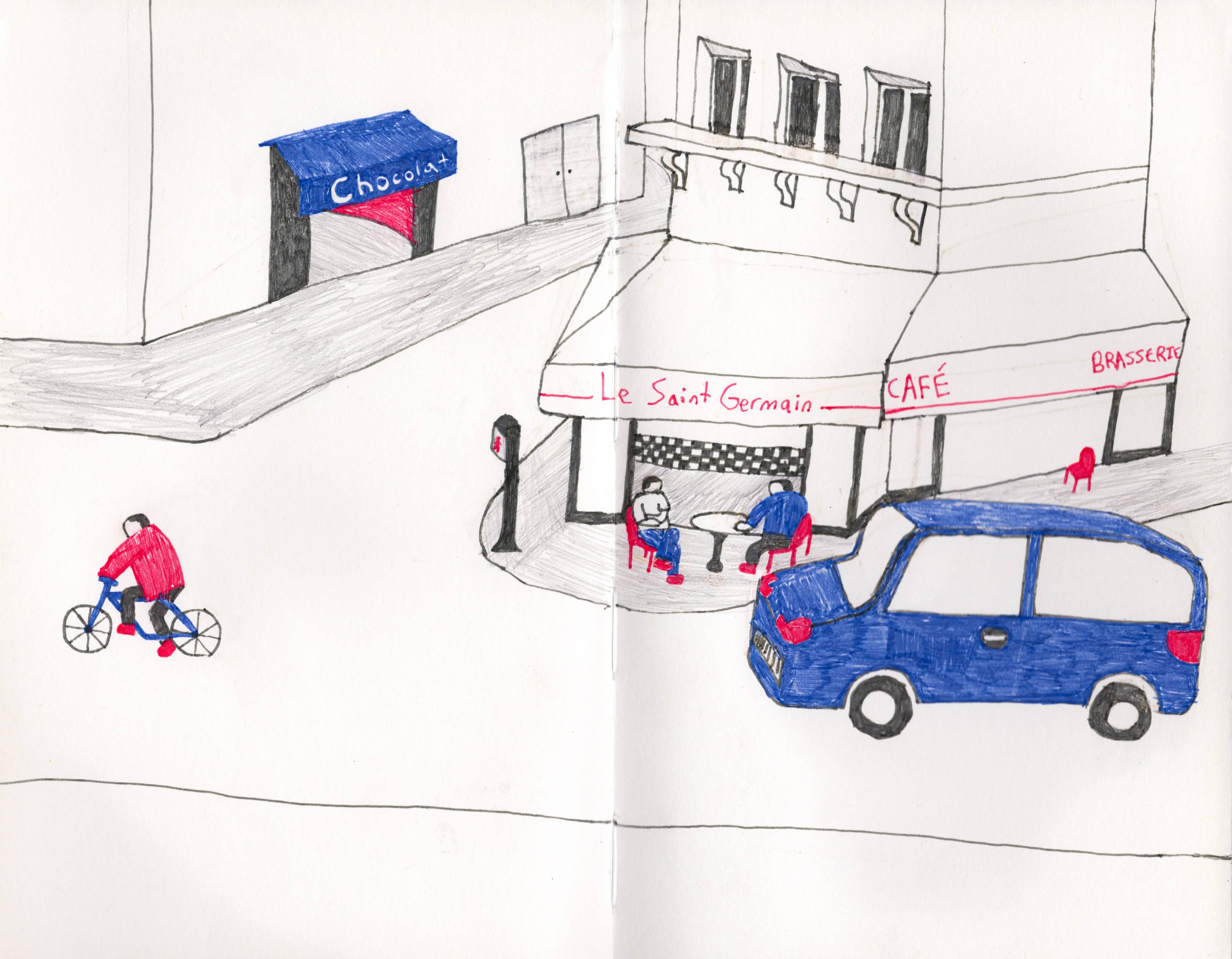 Artwork titled 'Paris Bistro' on 2019