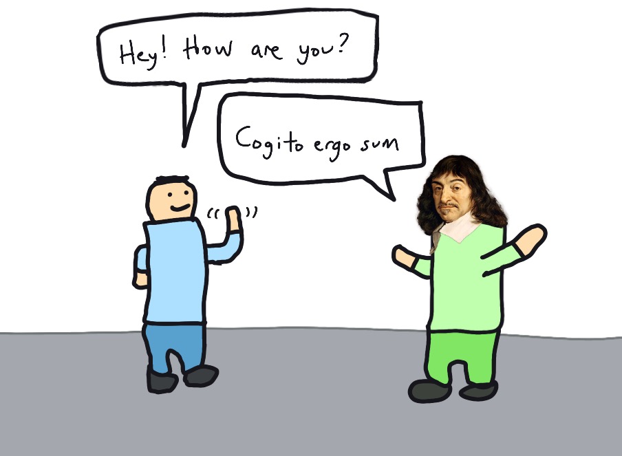 Artwork titled 'Cogito Ergo Sum' on 2023