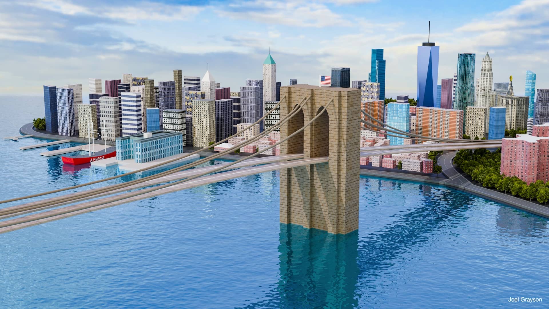 Artwork titled 'Lower Manhattan' on 2025